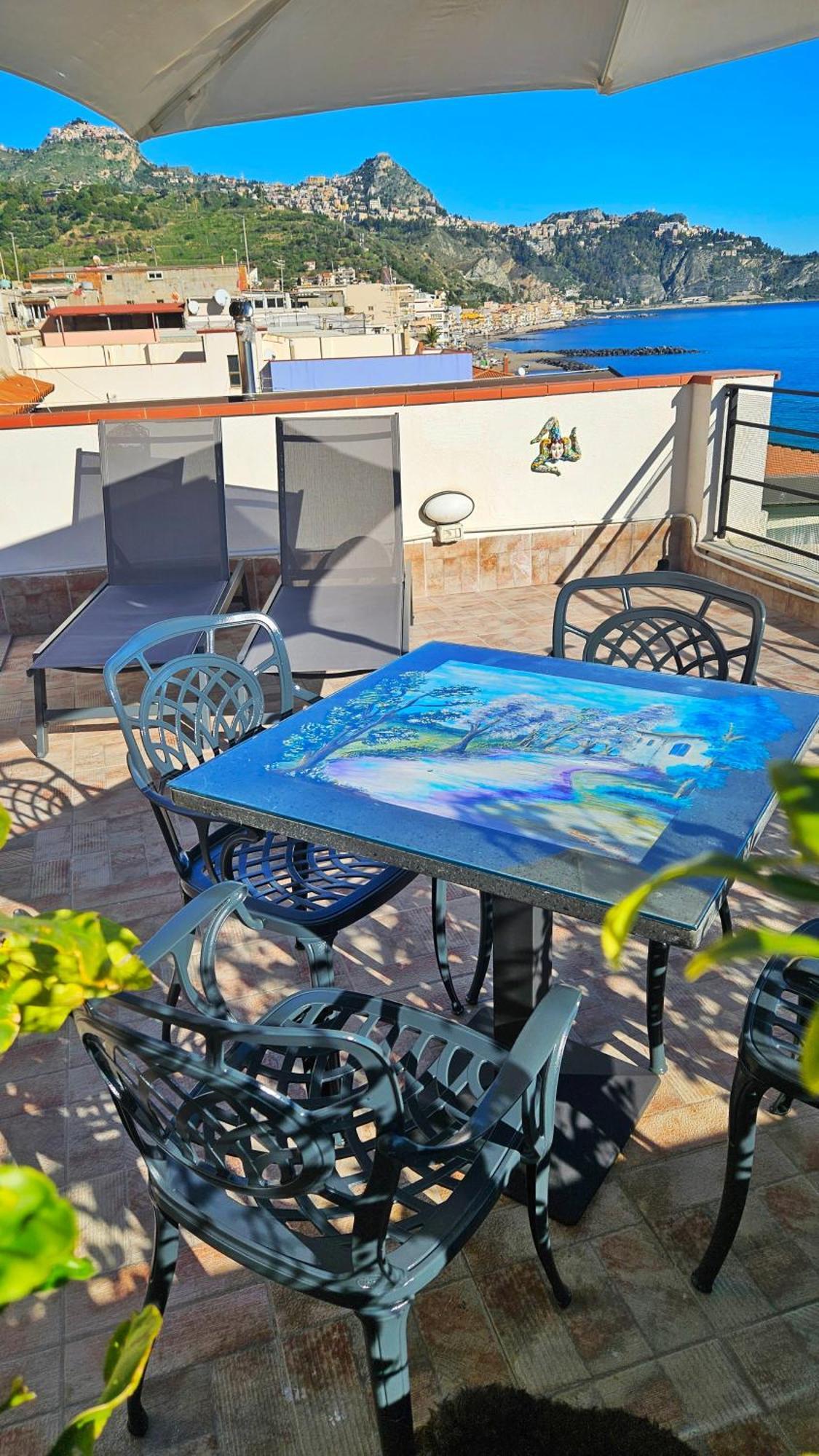 Panoramic Terrace Room Giardini-Naxos Zewnętrze zdjęcie